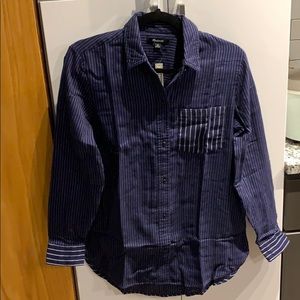 NWT Madewell Flannel in Exboyfriend style